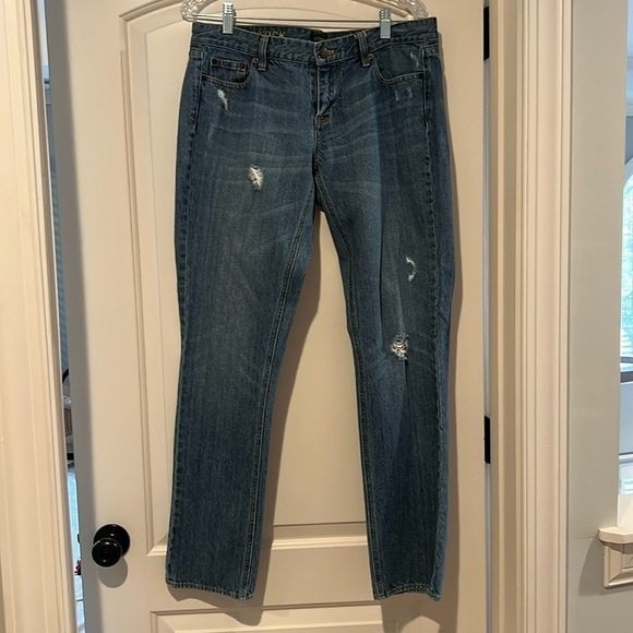 J. Crew Denim - J Crew Matchstick Distressed Jeans. Size 31.
